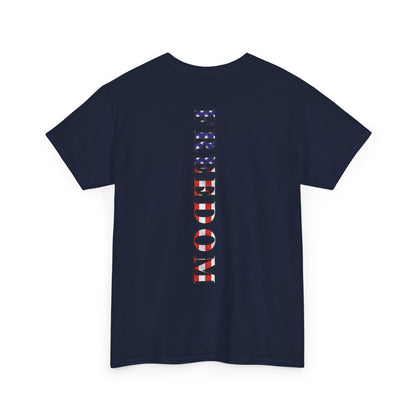 Freedom Patriotic T-Shirt - Red White Blue - American Flag Tee - Unisex S-5XL