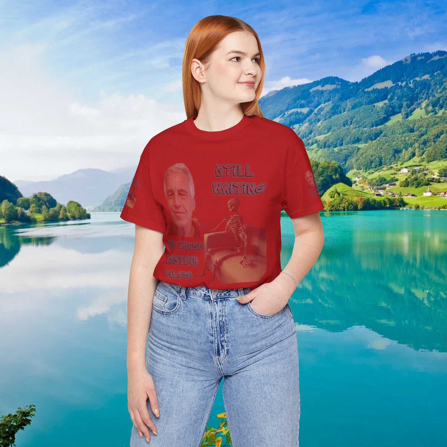 💥 Epstein T-Shirt  💥  Still  Waiting  For  Those  Epstein  Files!  💥  Sizes   XS - 5XL  💥 8  Different  Colors To  Choose  From  💥