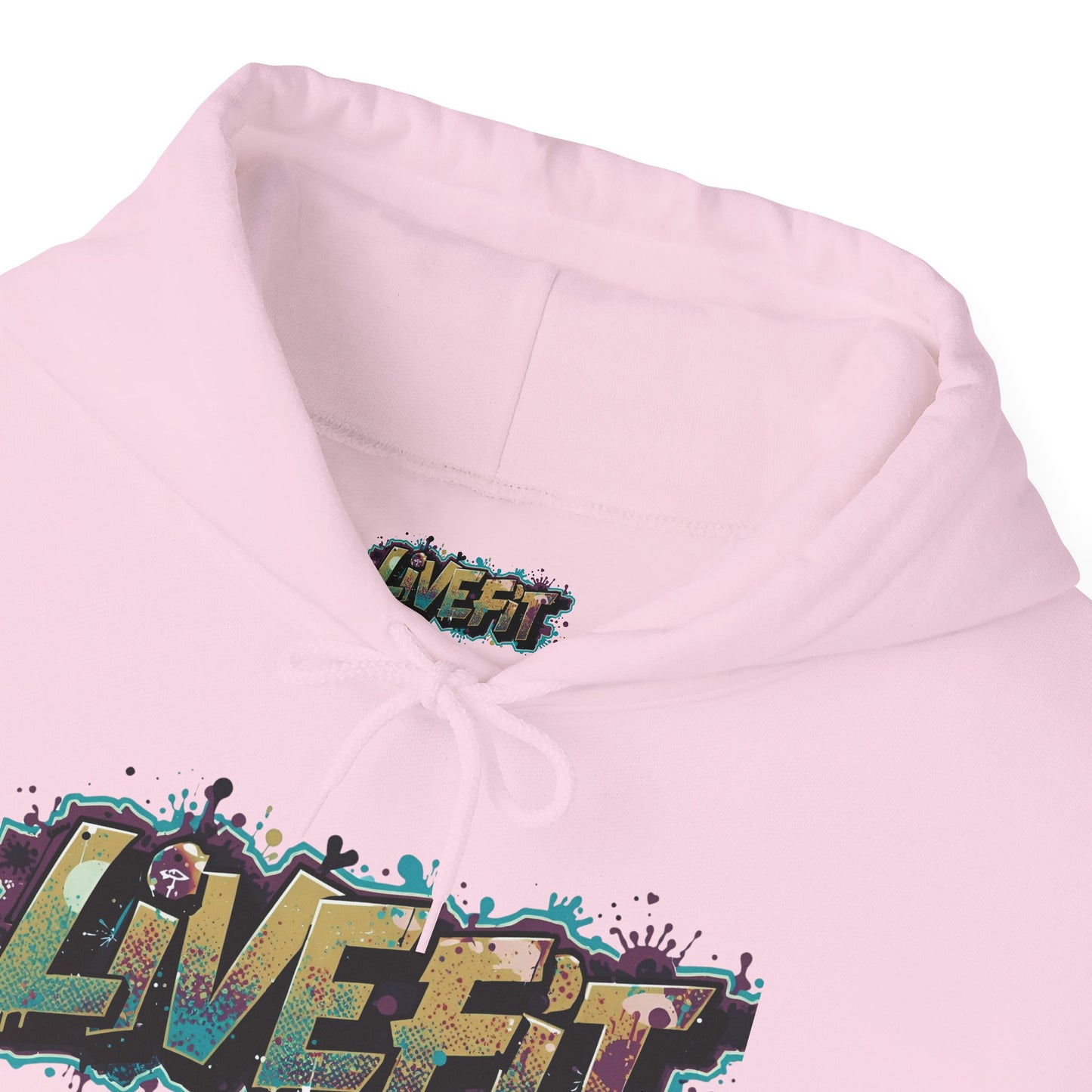 Live Fit Hoodie - Unisex Heavy Blend Sweatshirt - Fitness Enthusiasts -  Gym Wear - Workout Apparel -  Active Lifestyle -  Gift for Him/Her -