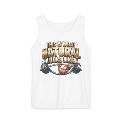 Natural Bodybuilder Tank Top — "This Is What Natural Looks Like" Fitness Tank
