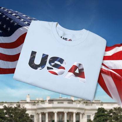 Patriotic USA Crewneck Sweatshirt - Unisex Heavy Blend - American Pride - National Pride Gift - S-5XL