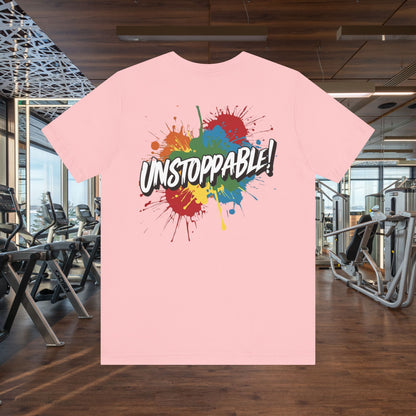 Unstoppable Design Tee - Vintage  Retro  Unisex  Tee - Classic  T-Shirt - Graphic Tee - Casual  Shirt - Short  Sleeve  Shirt