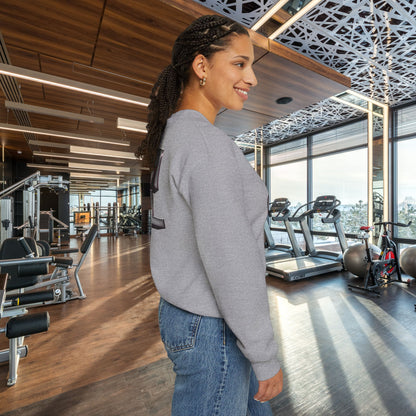 Gym Girl Crewneck Sweatshirt - Stylish Fitness Apparel - Women's Workout Sweatshirt - S-4XL