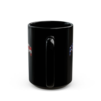 FREEDOM Mug | Patriotic American Flag Stars & Stripes Coffee Cup