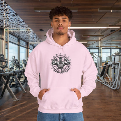 Unisex - Muscles Loading…Please Wait - Heavy Blend™ Hooded Sweatshirt - Motivational Fitness Hoodie - Workout Sweatshirt - Gym Apparel - Inspirational Gift - Holiday Gift