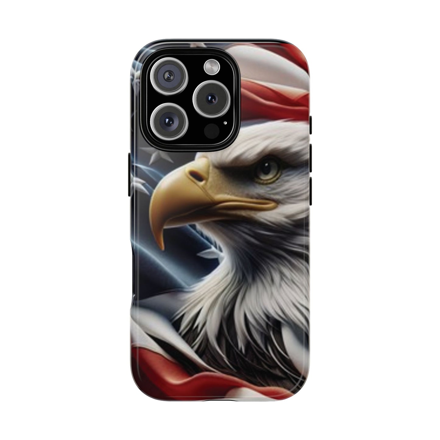 Patriotic Eagle Phone Case | Tough Cases for Nature Lovers, Gift for Veterans, Independence Day, Memorial Day
