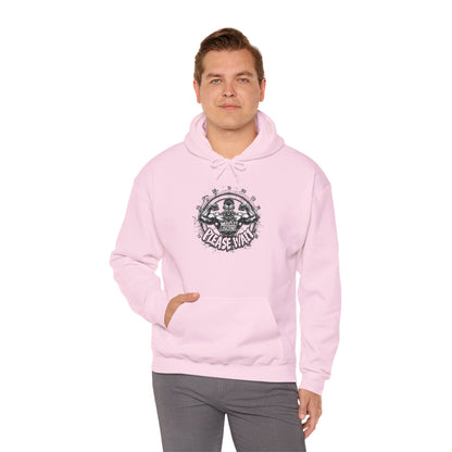 Unisex - Muscles Loading…Please Wait - Heavy Blend™ Hooded Sweatshirt - Motivational Fitness Hoodie - Workout Sweatshirt - Gym Apparel - Inspirational Gift - Holiday Gift