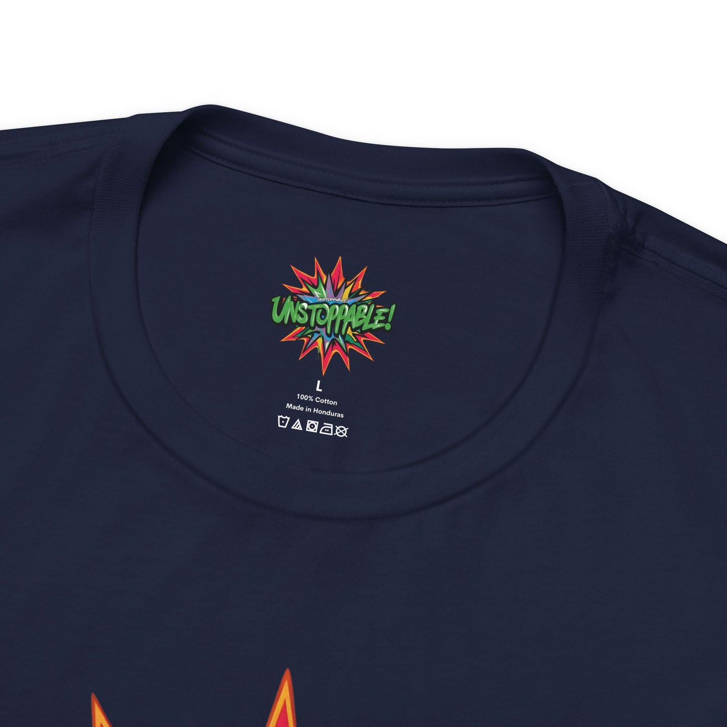 Unisex Jersey Tee - Unstoppable Graphic Design Shirt - Motivation and Fitness