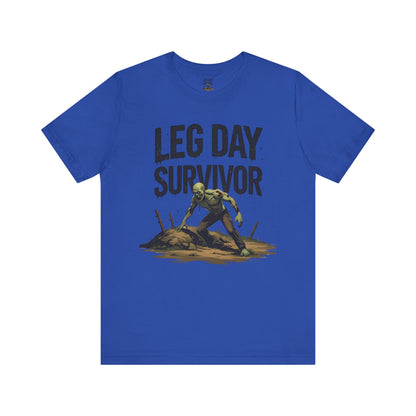 Leg Day Survivor Tee, Fitness Shirt, Workout Apparel, Gym Gift, Unisex Graphic Tee