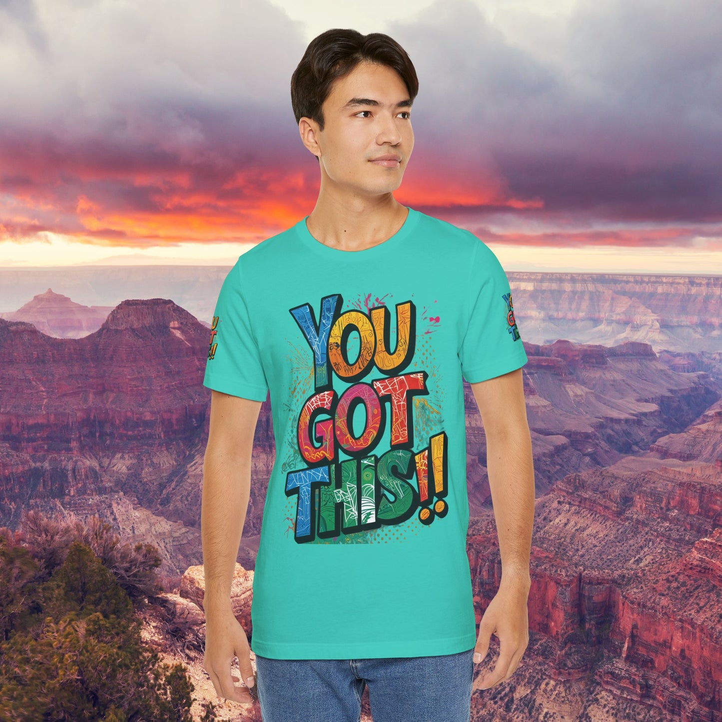 💥 Inspirational  💥  Uplifting  💥 Unisex  Jersey  T-Shirt  💥  You  Got  This!   💥 Motivational  💥 T-Shirts  for  Fitness 💥 &  Everyday  Wear 💥  Sizes   XS - 4XL 💥 Birthday  Gift 💥 17  Different  Colors  to  Choose  From  💥