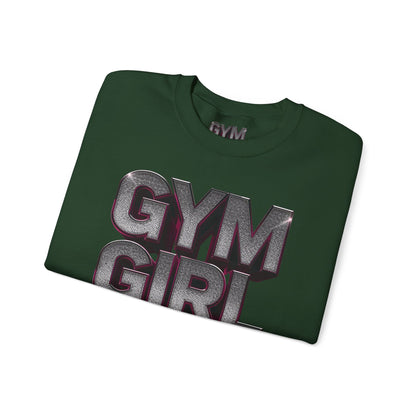 Gym Girl Crewneck Sweatshirt - Stylish Fitness Apparel - Women's Workout Sweatshirt - S-4XL