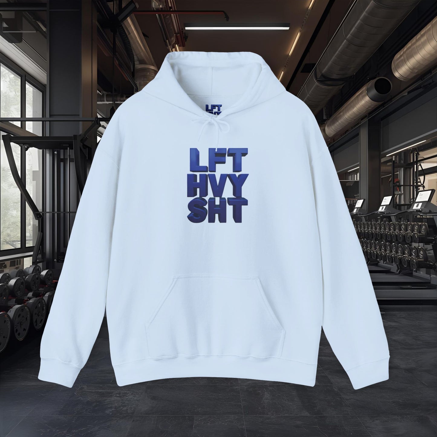 Lift Heavy Shit - LFT HVY SHT - Gym Hoodie - Bold Fitness Pullover - Unisex S-5XL