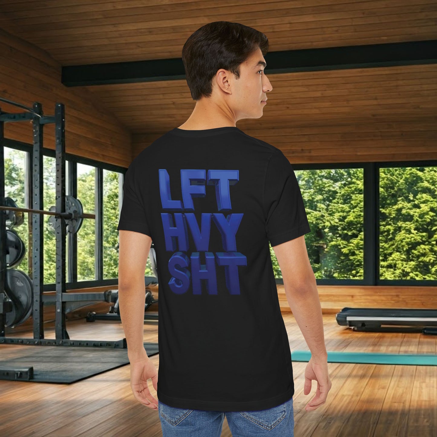 LFT HVY SHT - Lift Heavy Shit - Bold 3D Gym Tee - Fitness