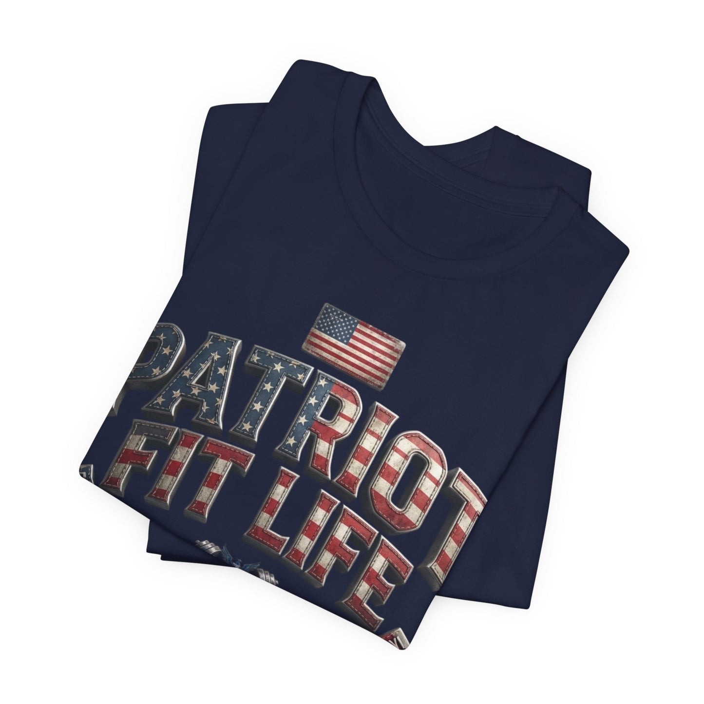 Patriot Fit Life Tee — American Flag Fitness T-Shirt