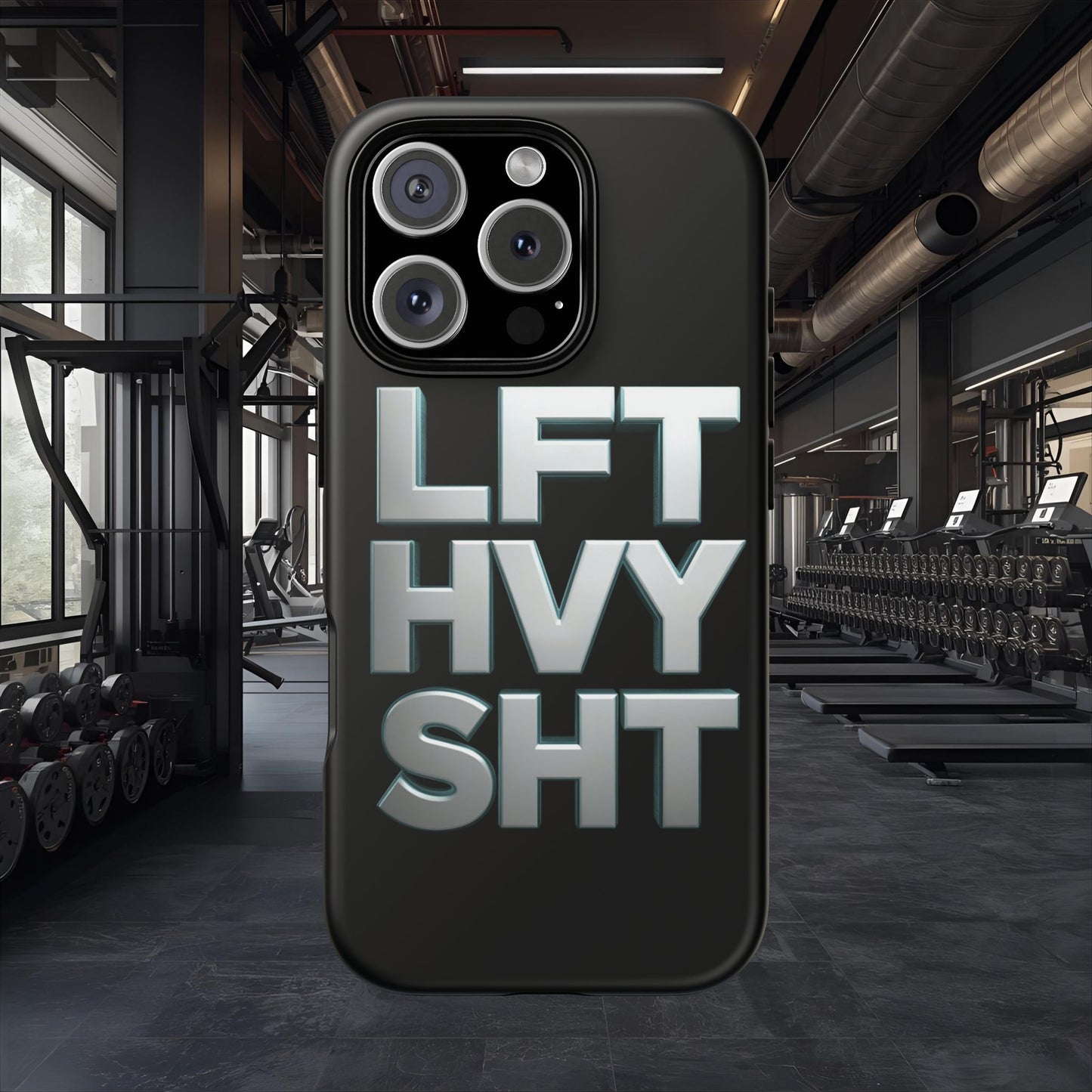 Phone Case — 'LFT HVY SHT' Bold Gym Fitness Protection Case
