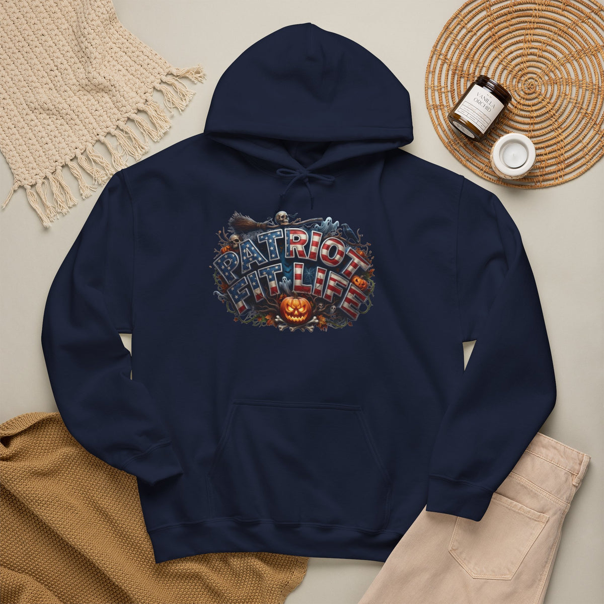 Halloween Patriotic Hoodie — Patriot Fit Life Graphic Design