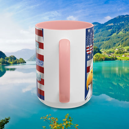 🇺🇸 Eye-Catching  🇺🇸 Patriotic  🇺🇸 Bald Eagle   🇺🇸 Red White & Blue  🇺🇸 USA  🇺🇸 Accent Coffee Mug   🇺🇸🇺🇸 11oz  &  🇺🇸 15oz  🇺🇸 Sizes 🇺🇸 8  Color Options   🇺🇸 Red     🇺🇸 Black    🇺🇸 Light Blue   🇺🇸 Yellow   🇺🇸 Orange   🇺🇸 Navy   🇺🇸 Pink   🇺🇸 Purple