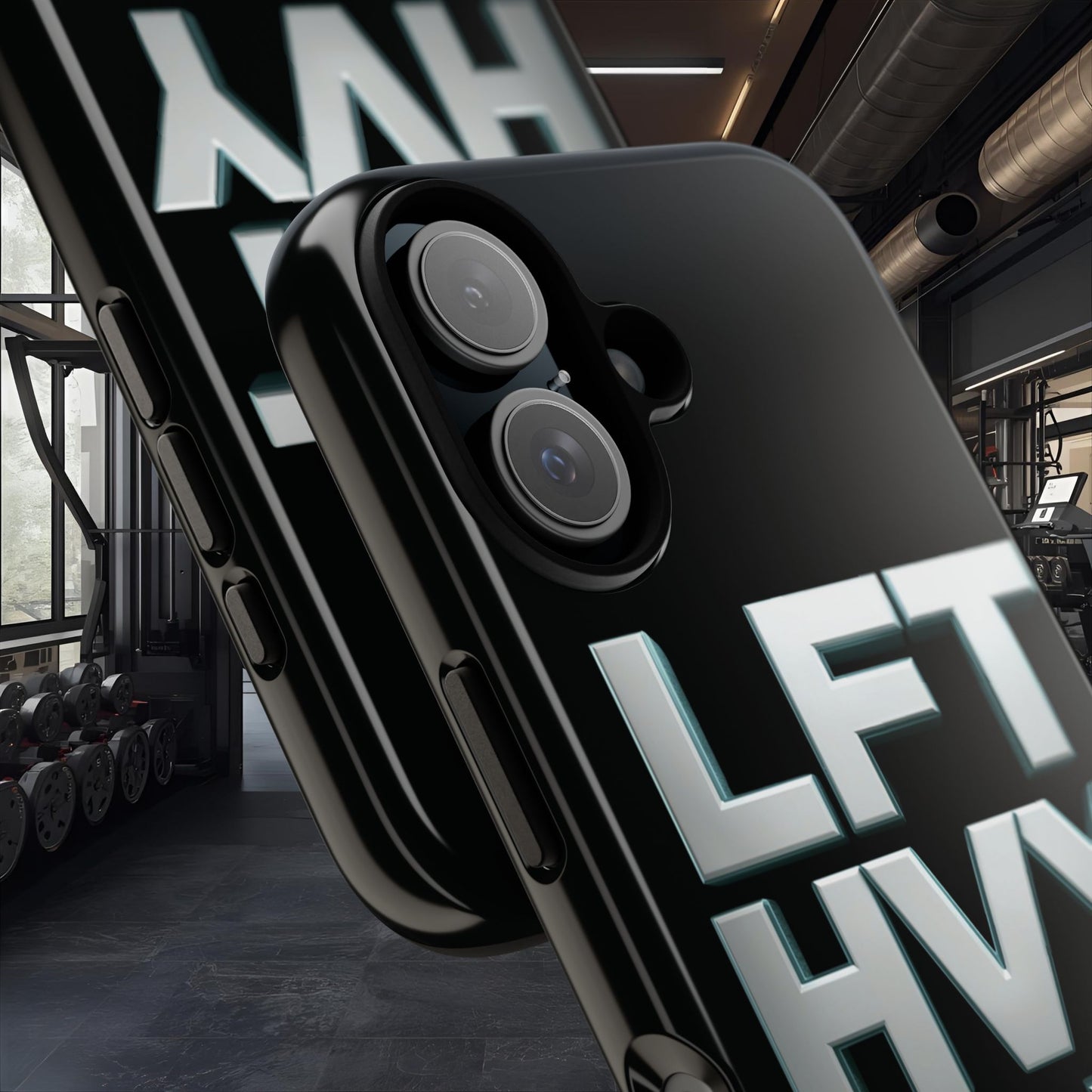 Phone Case — 'LFT HVY SHT' Bold Gym Fitness Protection Case