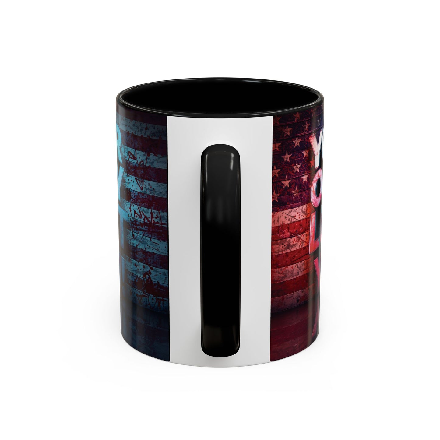 Motivational Accent Coffee Mug - Your Only Limit is You!  - Gift for Coffee Lovers -  Inspirational Decor - Office Mug -  Patriot Gift - Holiday Gift -