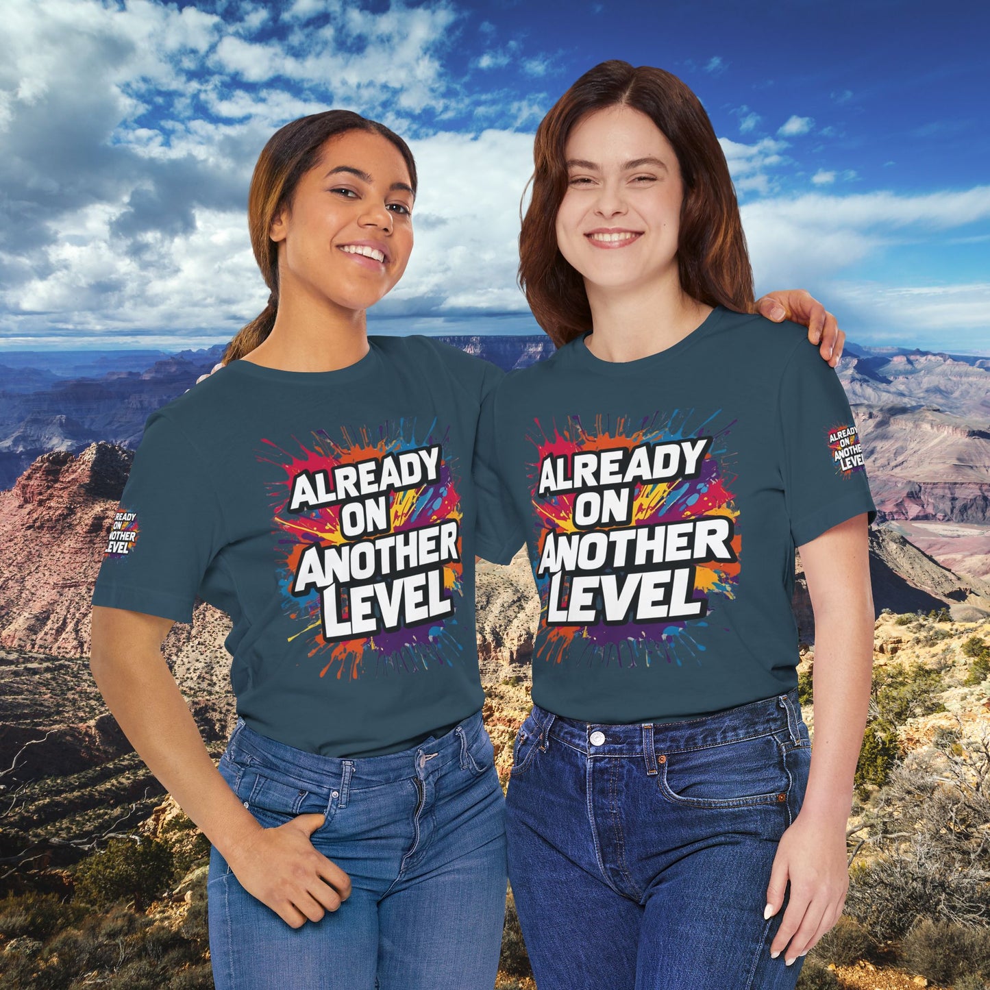 💥 Colorful  💥 Motivation  Tee 💥  'Already on Another Level'  💥 8  Different  Colors  💥 Sizes  XS - 5XL 💥