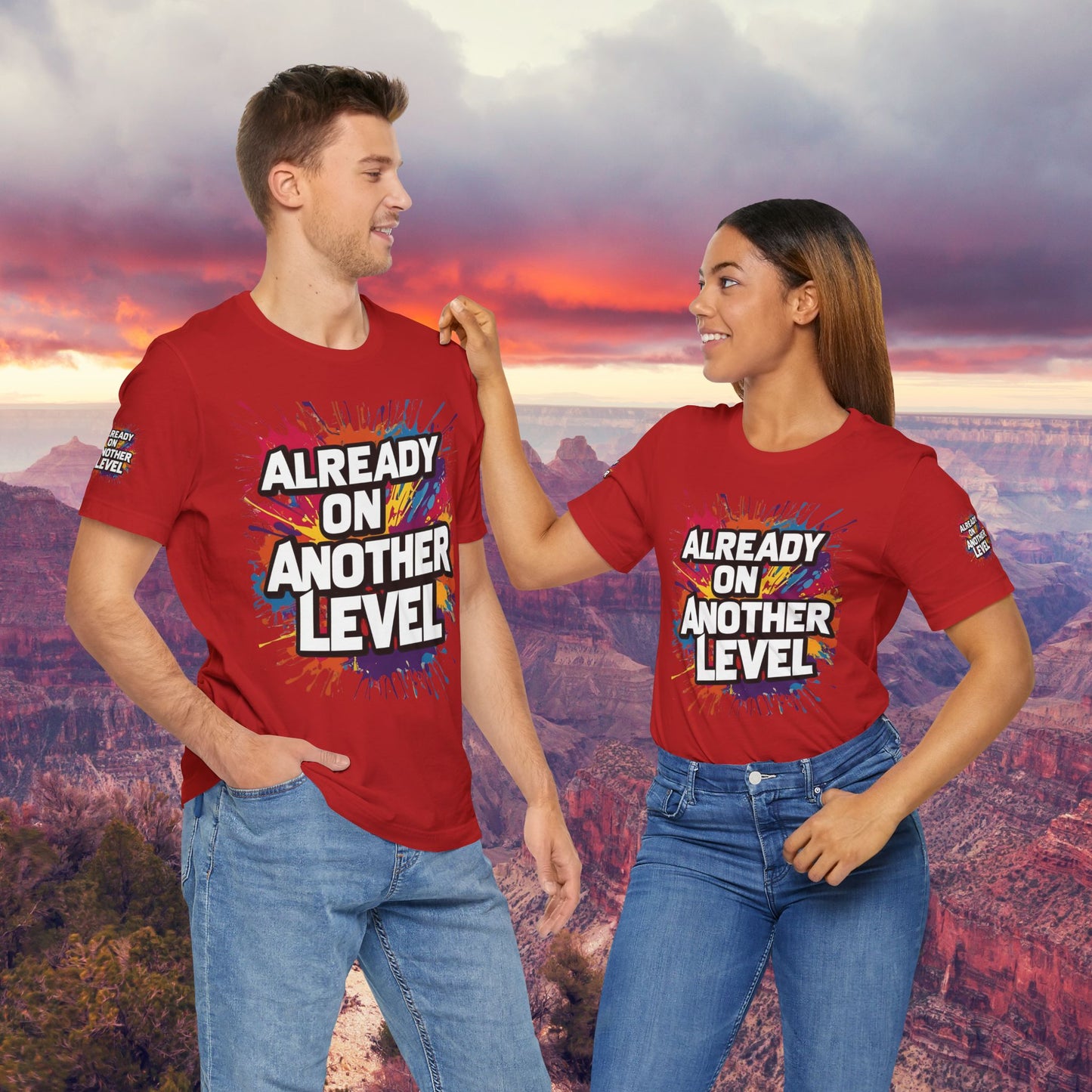 💥 Colorful  💥 Motivation  Tee 💥  'Already on Another Level'  💥 8  Different  Colors  💥 Sizes  XS - 5XL 💥