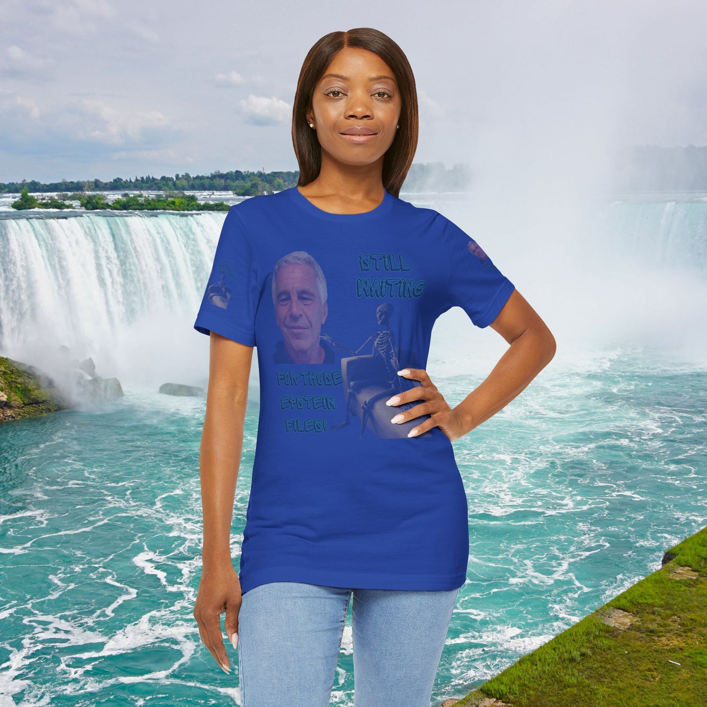 💥 Epstein T-Shirt  💥  Still  Waiting  For  Those  Epstein  Files!  💥  Sizes   XS - 5XL  💥 8  Different  Colors To  Choose  From  💥