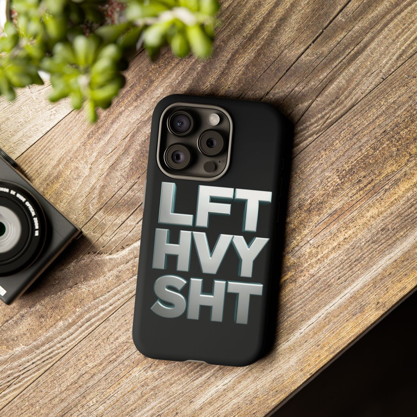 Phone Case — 'LFT HVY SHT' Bold Gym Fitness Protection Case