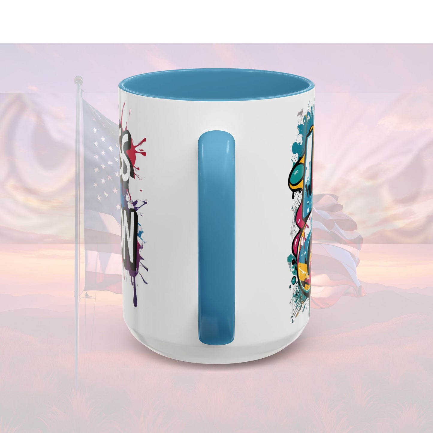 Vibrant   Ceramic  Mug    Inspirational      Let's Go!     Graffiti  Mug      Coffee Mug        Progress  Not  Perfection   Sizes   11oz  &  15oz    Birthday Gift   Graduation Gift    8  Different  Color Options