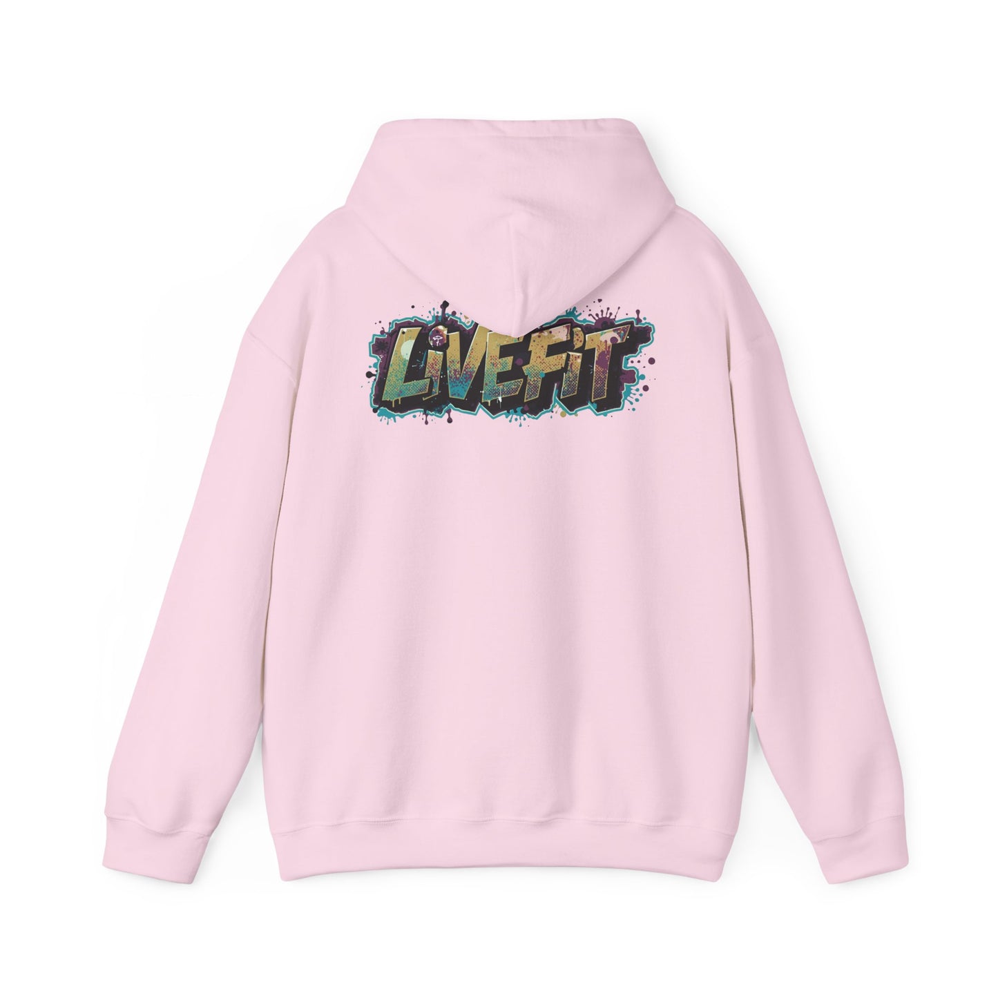 Live Fit Hoodie - Unisex Heavy Blend Sweatshirt - Fitness Enthusiasts -  Gym Wear - Workout Apparel -  Active Lifestyle -  Gift for Him/Her -