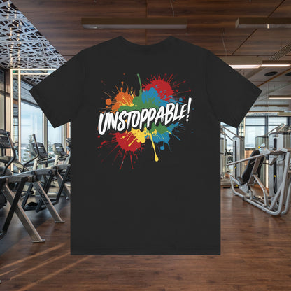 Unstoppable Design Tee - Vintage  Retro  Unisex  Tee - Classic  T-Shirt - Graphic Tee - Casual  Shirt - Short  Sleeve  Shirt