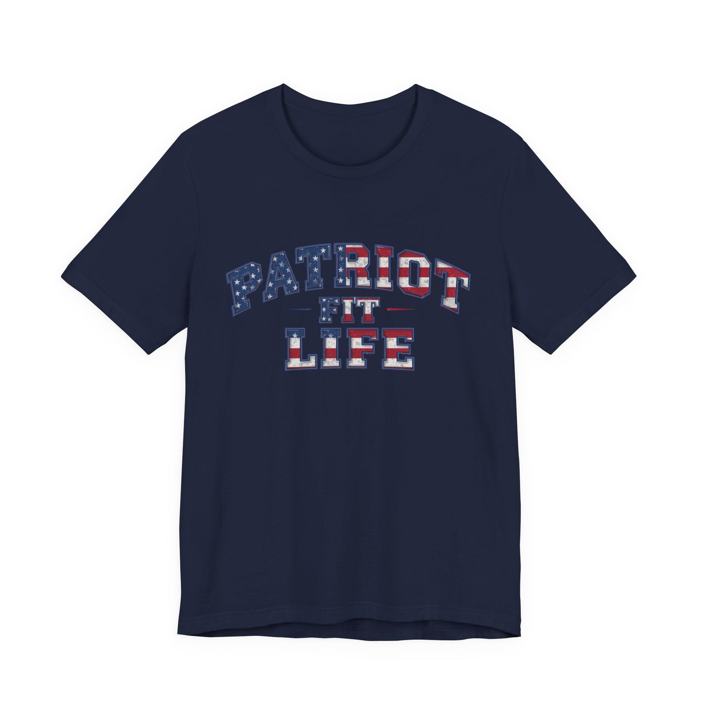 Patriot Fit Life T-Shirt | American Flag Stars & Stripes Athletic Tee