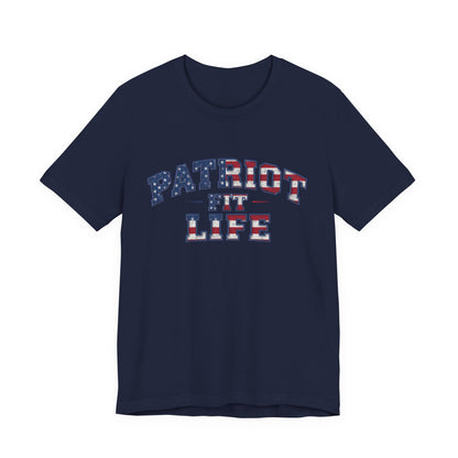 Patriot Fit Life T-Shirt | American Flag Stars & Stripes Athletic Tee