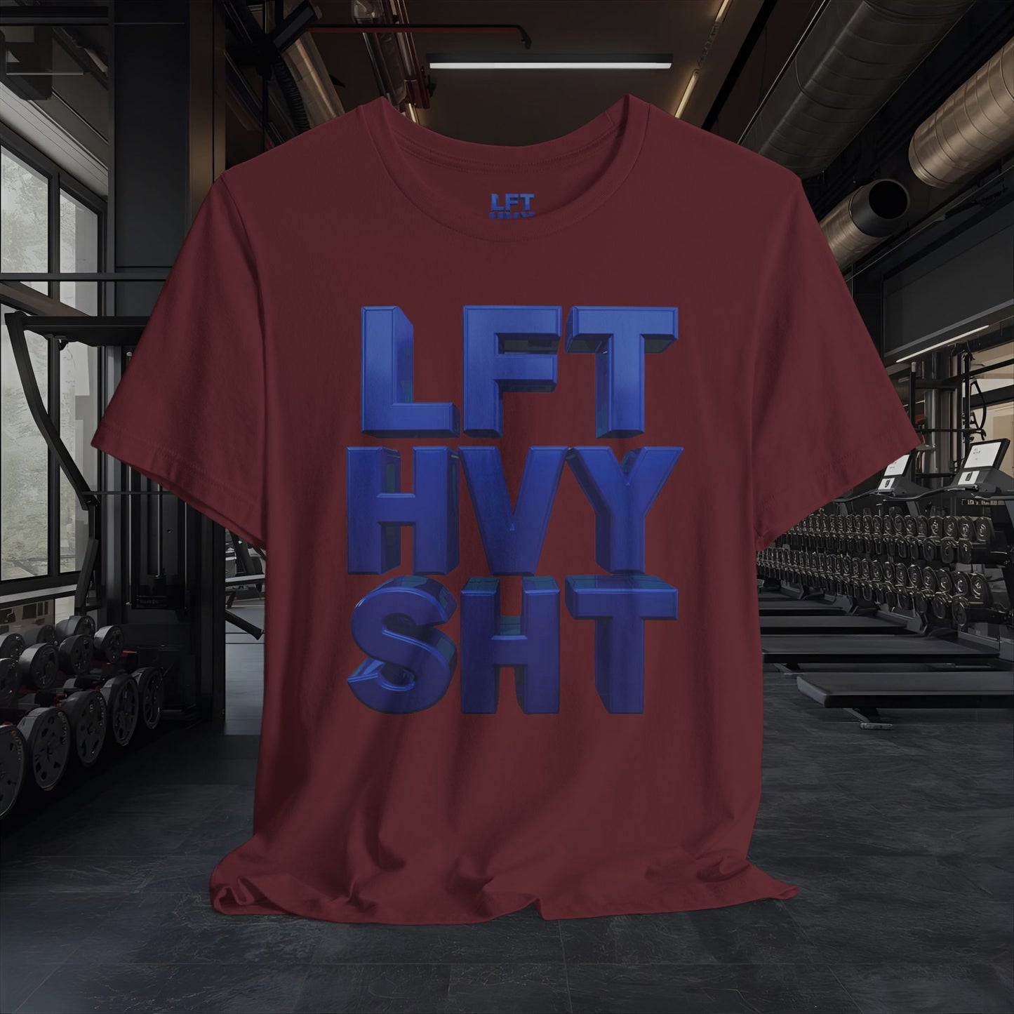 LFT HVY SHT - Lift Heavy Shit - Bold 3D Gym Tee - Fitness