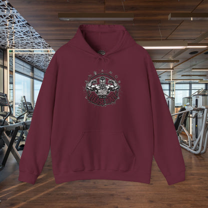 Unisex - Muscles Loading…Please Wait - Heavy Blend™ Hooded Sweatshirt - Motivational Fitness Hoodie - Workout Sweatshirt - Gym Apparel - Inspirational Gift - Holiday Gift