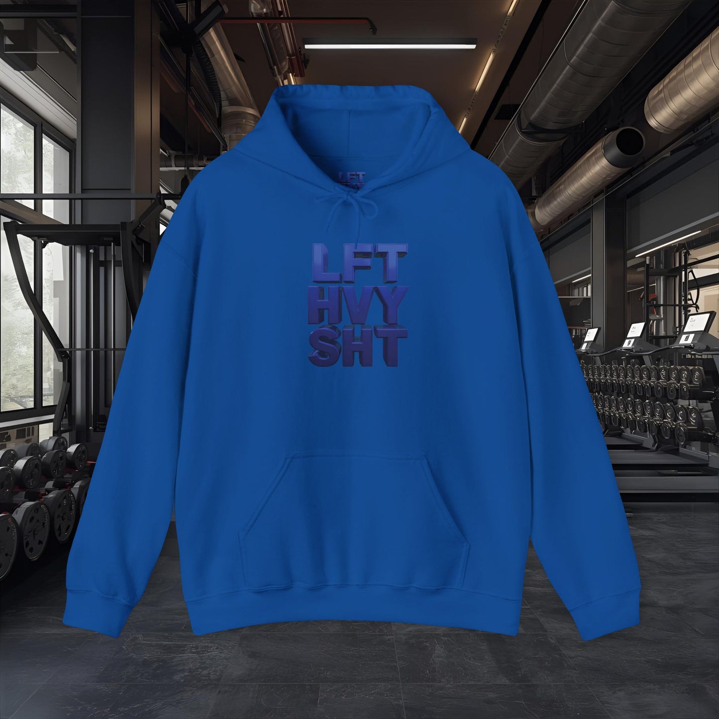 Lift Heavy Shit - LFT HVY SHT - Gym Hoodie - Bold Fitness Pullover - Unisex S-5XL