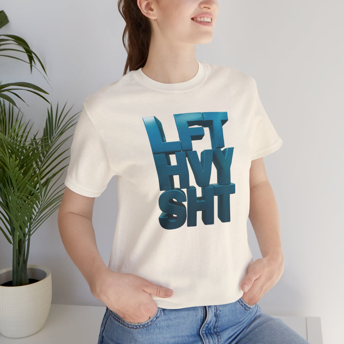 Lift Heavy Shit - LFT HVY SHT - Gym T-Shirt - Motivational Weightlifting Tee