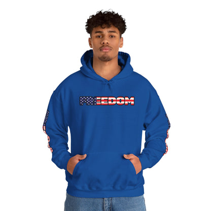 Patriotic Freedom Hoodie - Unisex American Flag Sweatshirt - Red White and Blue - Comfortable Pullover for Celebrations -  Perfect for Independence Day -  Gift [...]