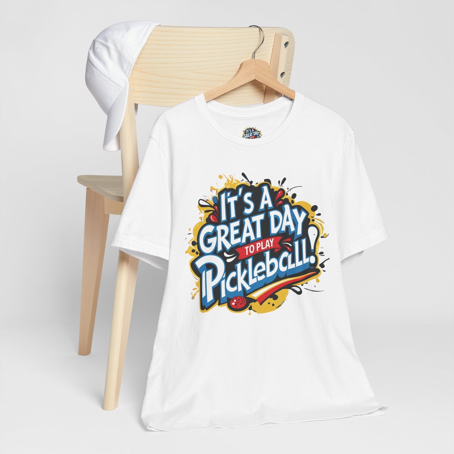 It's a Great Day to Play Pickleball T-Shirt - Unisex Graphic Tee - XS-4XL