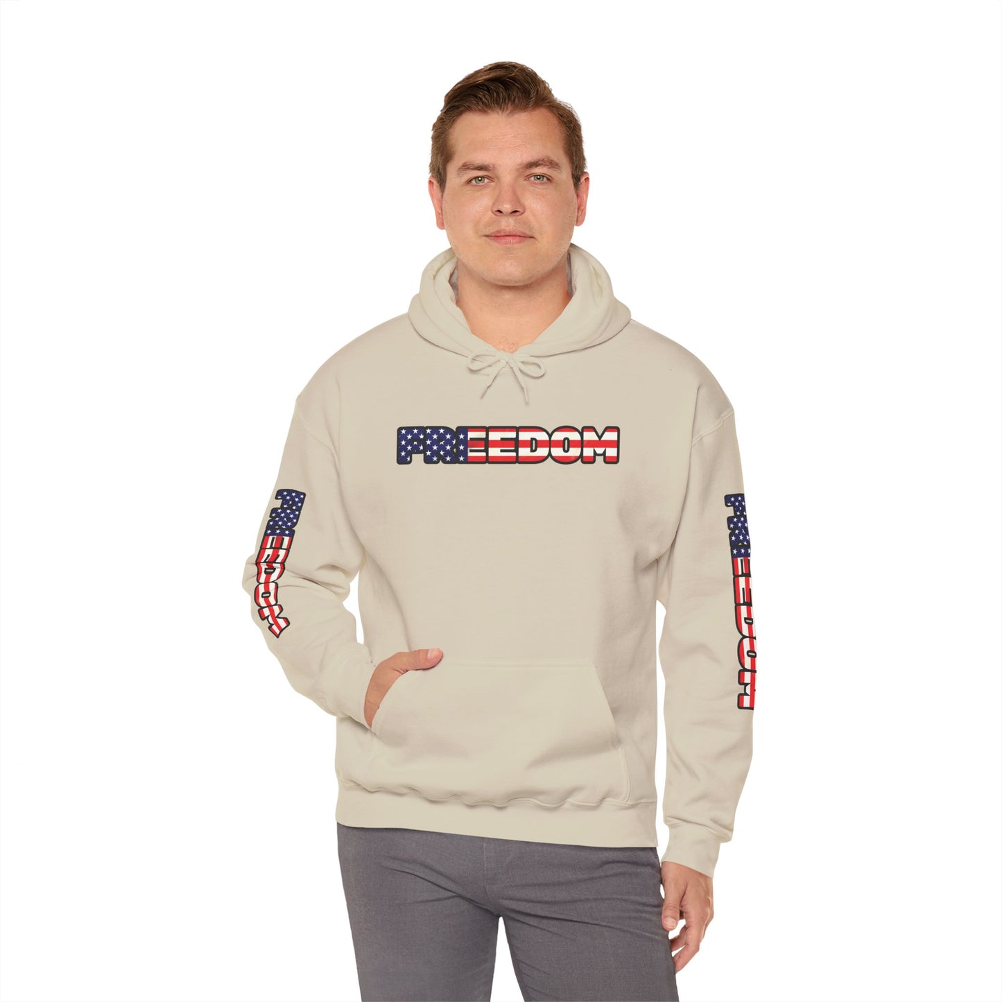 Patriotic Freedom Hoodie - Unisex American Flag Sweatshirt - Red White and Blue - Comfortable Pullover for Celebrations -  Perfect for Independence Day -  Gift [...]