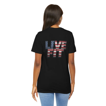 Unisex Graphic Tee - Patriotic Tee - American Flag - Red White Blue - Fitness Shirt - Workout Top - Casual Apparel for Independence Day - XS-4XL -