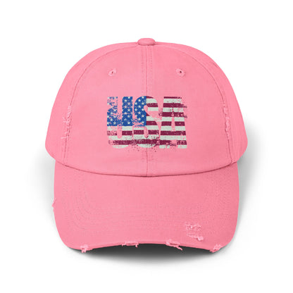 💥 Unisex 💥 USA 💥 Red White and Blue 💥 Distressed Cap 💥 One Size 💥 D Ring Closure 💥 Colors💥 Black 💥 Light Olive 💥 Scotland Blue 💥 Nickel 💥 Stone 💥 True Pink 💥