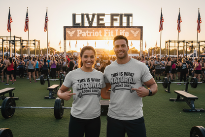Natural Looks Weightlifting Tee | Gym Graphic T-Shirt