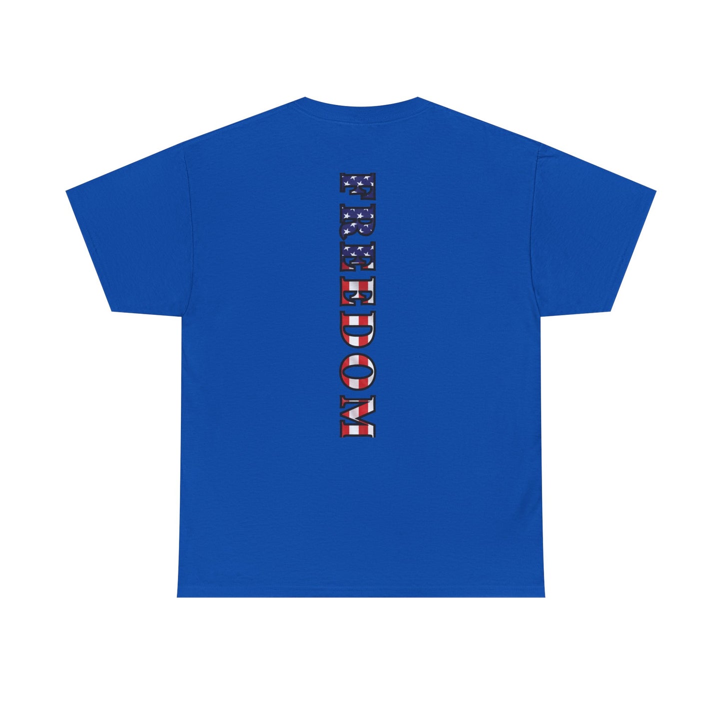Freedom Patriotic T-Shirt - Red White Blue - American Flag Tee - Unisex S-5XL