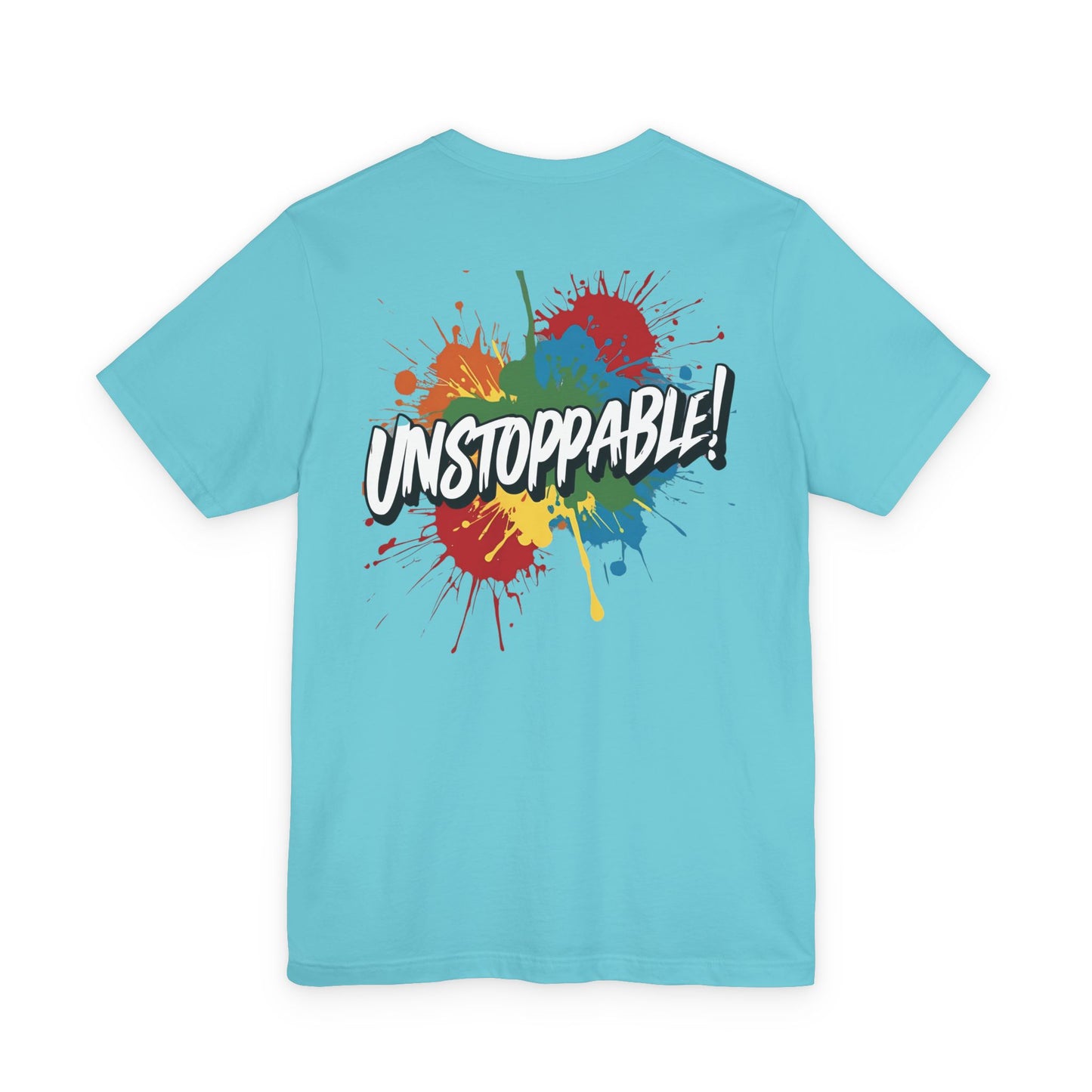 Unstoppable Design Tee - Vintage  Retro  Unisex  Tee - Classic  T-Shirt - Graphic Tee - Casual  Shirt - Short  Sleeve  Shirt