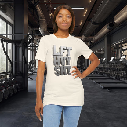 Lift Heavy Shit - LFT HVY SHT - 3D Gym T-Shirt - Bold Weightlifting Tee