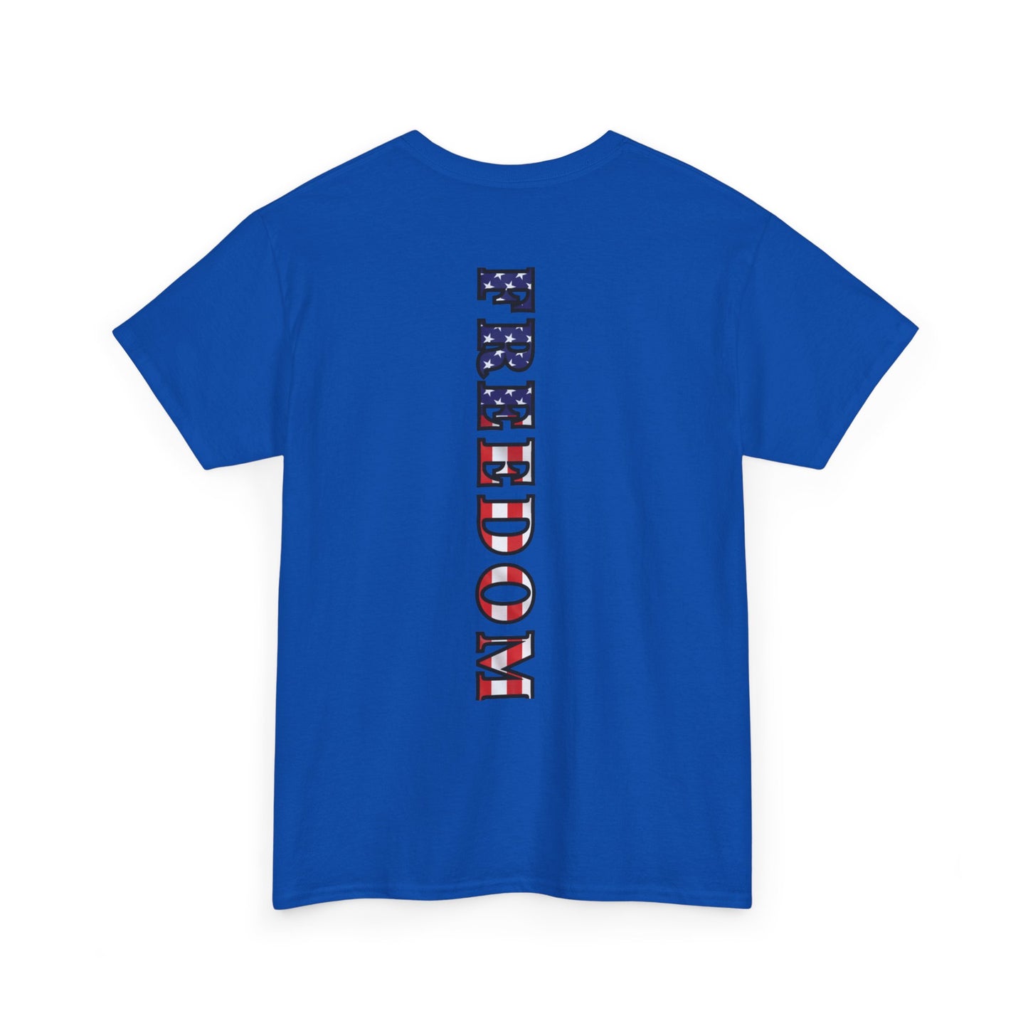Freedom Patriotic T-Shirt - Red White Blue - American Flag Tee - Unisex S-5XL