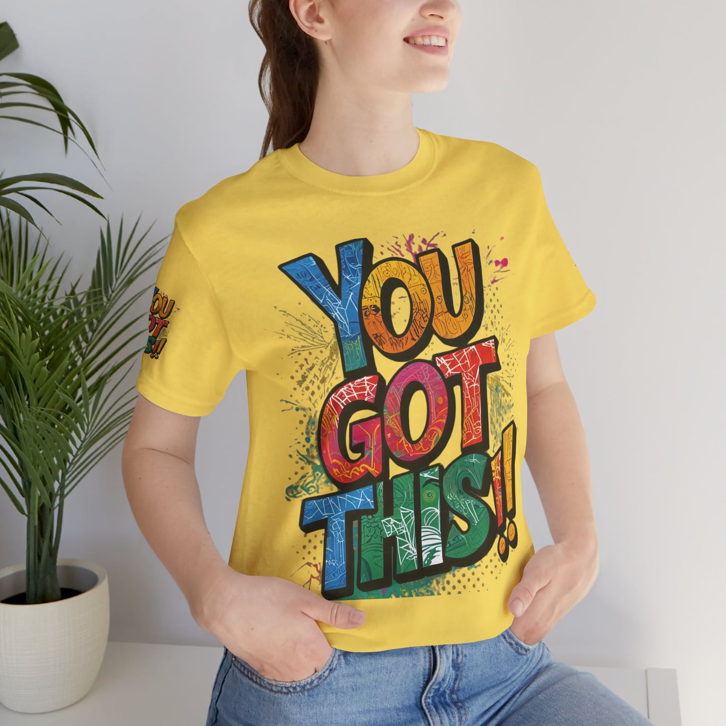 💥 Inspirational  💥  Uplifting  💥 Unisex  Jersey  T-Shirt  💥  You  Got  This!   💥 Motivational  💥 T-Shirts  for  Fitness 💥 &  Everyday  Wear 💥  Sizes   XS - 4XL 💥 Birthday  Gift 💥 17  Different  Colors  to  Choose  From  💥