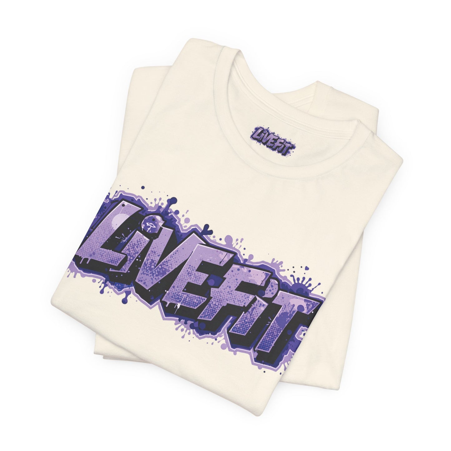 Live Fit Unisex Tee -  Fitness Shirt -  Motivational Graphic Tee -  Workout Apparel -  Casual Wear -  Gift for Gym Lovers -  Active Lifestyle -