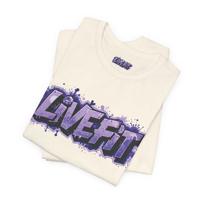 Live Fit Unisex Tee -  Fitness Shirt -  Motivational Graphic Tee -  Workout Apparel -  Casual Wear -  Gift for Gym Lovers -  Active Lifestyle -