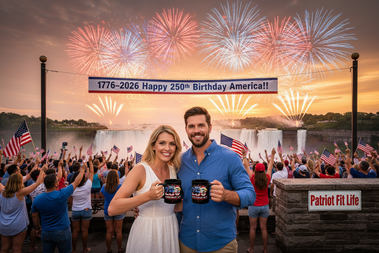 Happy 250th Birthday America Mug | 1776-2026 Patriotic Eagle Flag Black Coffee Cup